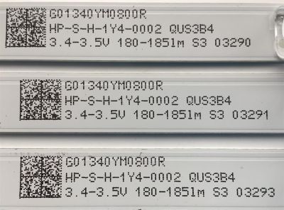 KIT DE LEDS PARA TV LG (3 PZ) / NUMERO DE PARTE SHINEON M08-AR34030-0801N-4718H / G01340YM0800R / HP-S-H-1Y4-0002 / QUS3B4 / PANEL CT340WFDA / MODELO 34WP500-BJ.AUSECDN - Imagen 2